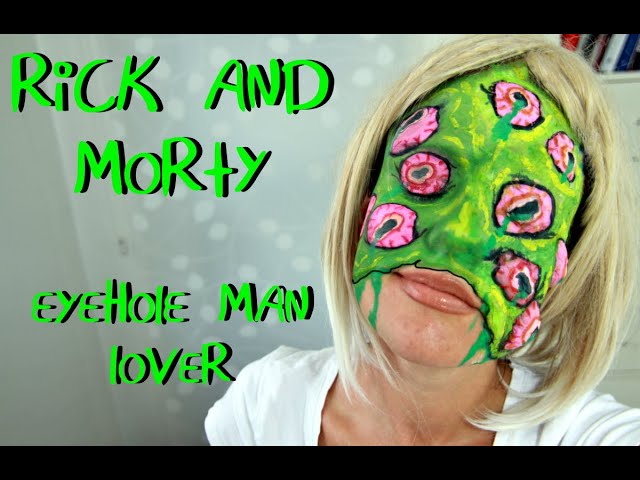 Rick And Morty Eyehole man Makeup Tutorial Halloween Makeup 2019 (SFX makeup)
