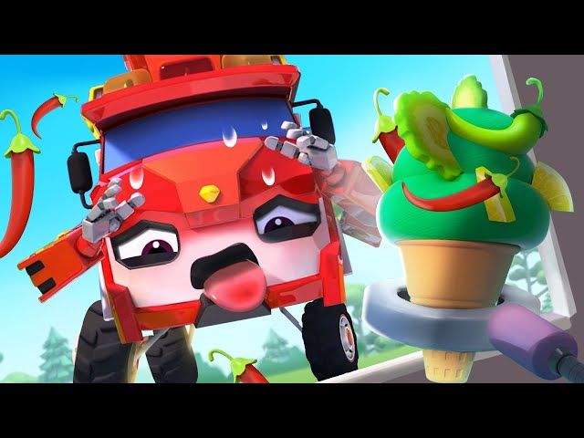 This is Ice Cream Song🍧| Learn Colors | Monster Truck | Kids Songs | Kids Cartoon | BabyBus
