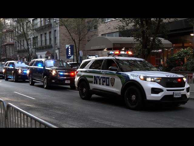 Motorcades of world leaders travel to United Nations as New Yorkers go to work 🚓🚲🚕🚚 🇺🇳