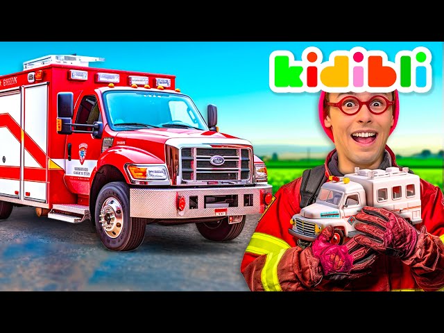 Fire Trucks for Kids 🚒 Firefighters Educational Videos for Children | Kidibli | Animaj Kids