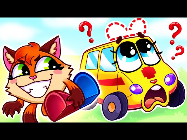 Where is My Ambulance Siren? 🚨 Help Me Police Car! 🚓 Kids Songs by Baby Cars