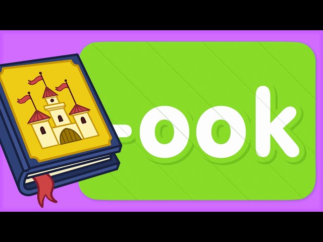Learn to read words in the “ook” Word Family with Turn & Learn ABCs!