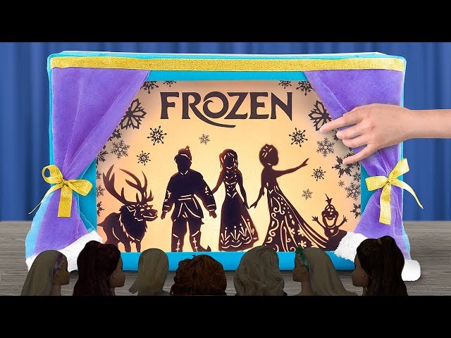 15 DIY Paper Dolls Hacks And Crafts / Frozen Shadow Theater