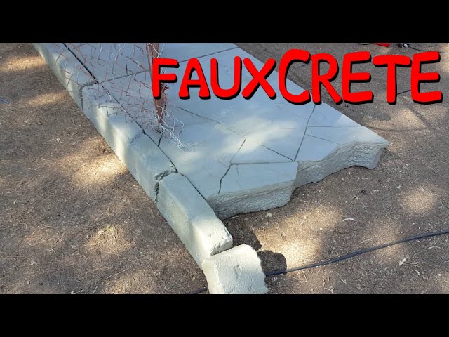 Faux Concrete Sidewalk & Chain Link Fence Props | Photo Backdrop For Anime Cosplay