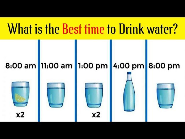 What is the Best time to drink water? | Top10 DotCom