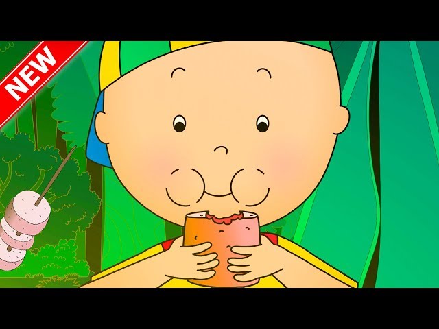 ★NEW★ CAILLOU GOES CAMPING | Funny Animated Videos For Kids