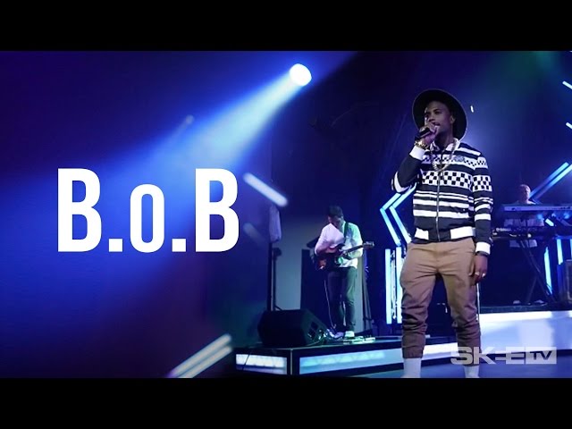 B.o.B  "Up" and "Not For Long" LIVE on SKEE TV