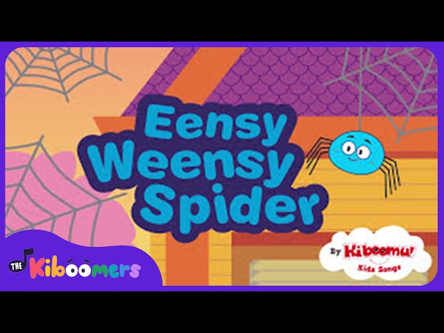 Eensy Weensy Spider - The Kiboomers Preschool Songs & Nursery Rhymes about Bugs