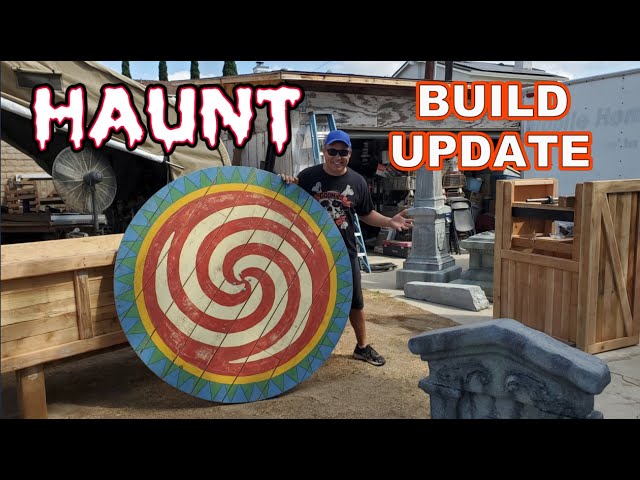 Another Crazy Halloween Prop Project and Haunted Yard Walkthrough 👻 Winchester House 2nd Update