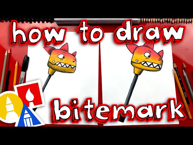 How To Draw Fortnite Bitemark Pickaxe - REPLAY DRAW ALONG!