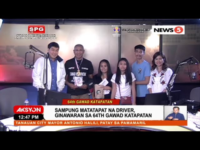 GAWAD KATAPATAN AWARDS - BATCH 64