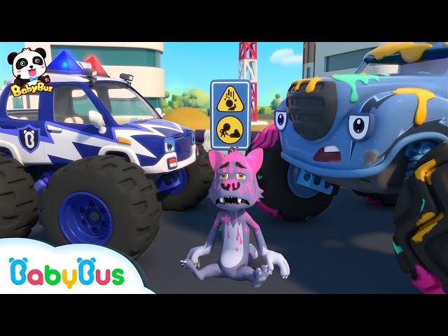 Super Police Truck | Fire Truck, Fire Safety | Vehicles for Children | Nursery Rhymes | BabyBus