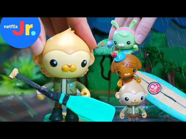 Octonauts Toy Play: Fire Ant Flood Escape! 🐜 Octonauts Above & Beyond | Netflix Jr