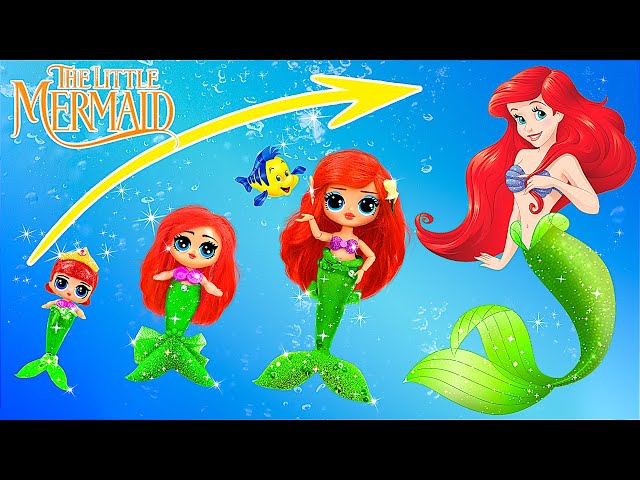 Adventures of Princess Ariel! 31 DIYs for LOL OMG