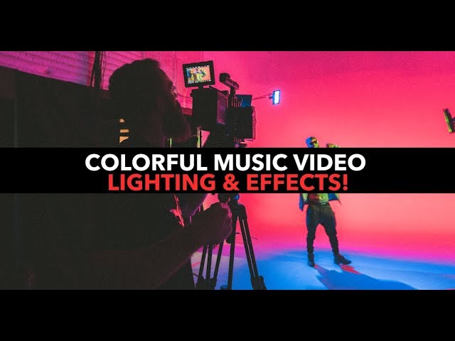 Colorful Music Video Lighting Effects & Techniques!