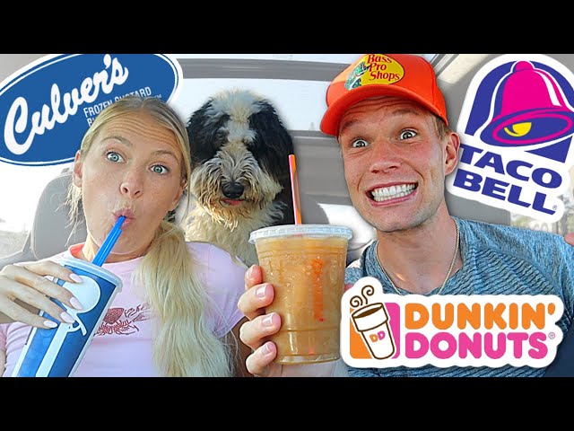 LETTING THE PERSON IN FRONT OF US DECIDE WHAT WE EAT FOR 24 HOURS!