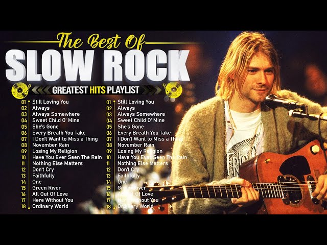 Bon Jovi, Scorpions, Aerosmith, Eagles, Led Zeppelin, The Eagles - Best Slow Rock Ballads 80s 90s