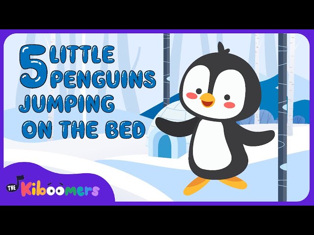 Five Little Penguins Song - The Kiboomers Dance Songs for Preschoolers