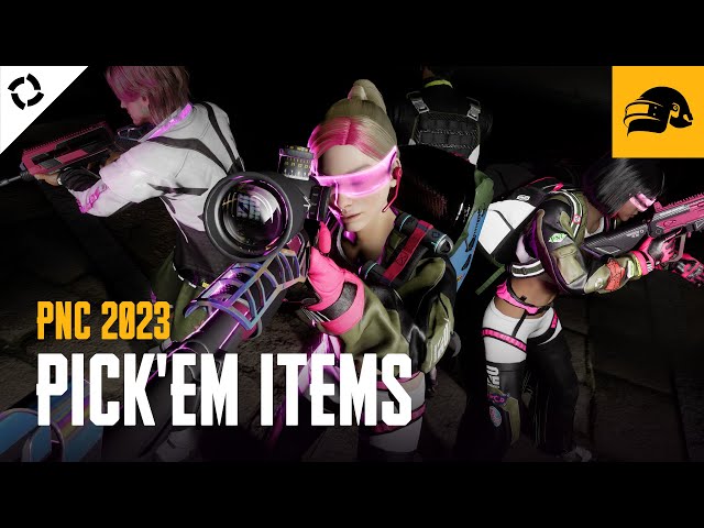 PUBG Esports | PNC 2023 Pick'em Items