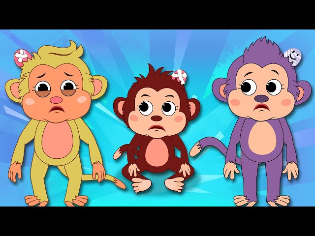 Five Little Monkeys | Popular Nursery Rhymes Collection for Kids | KidsCamp on HooplaKidz