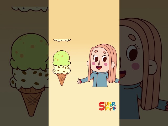 What's Your Favorite Flavor Of Ice Cream? #kidssongs #supersimplesongs #shorts