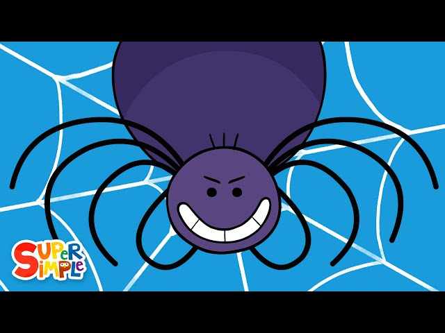 The Creepy Crawly Spider | The Itsy Bitsy Spider Halloween Song | Super Simple Songs