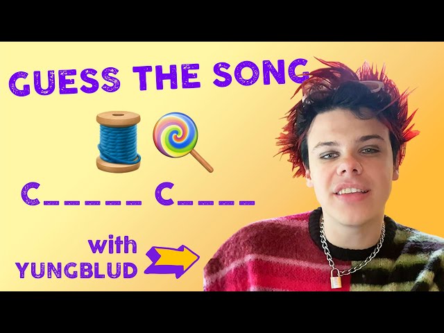 @yungblud Plays Guess The Song From The Emojis! | The Emoji Game