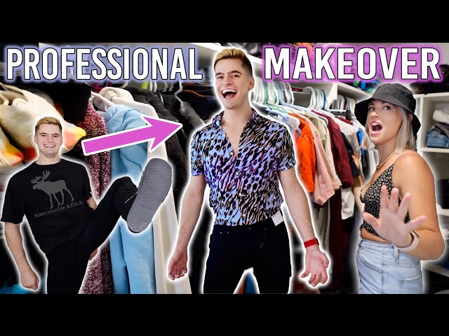 PROFESSIONAL STYLE MAKEOVER + CLOSET PURGE (She threw everything away!!)