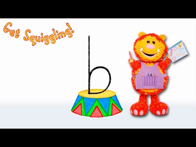 Get Squiggling Letters | Letter B