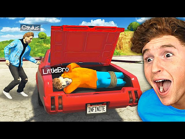 I Kidnapped My LITTLE BROTHER In GTA 5 RP.. (Too Far)