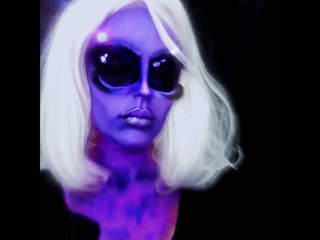 Alien Halloween Makeup Tutorial 2020 Storm Area 51 UFO 외계인 메이크업