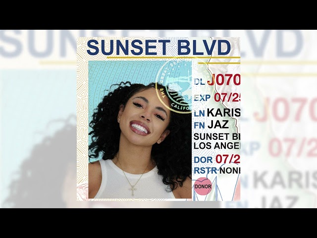 Jaz Karis - SUNSET BLVD (Official Audio)