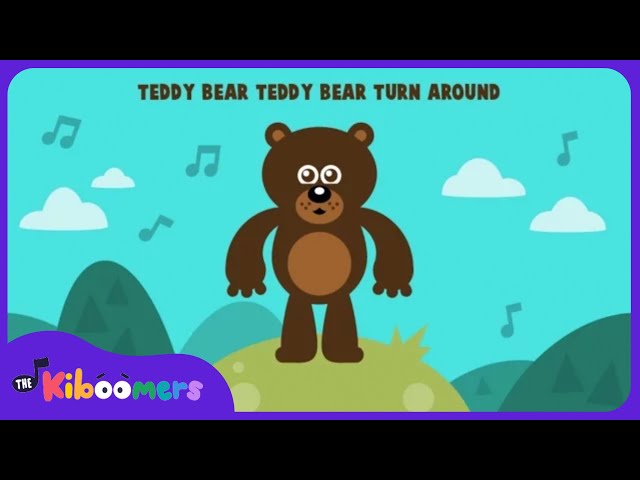 Teddy Bear Teddy Bear Turn Around - The Kiboomers Preschool Songs & Nursery Rhymes for Kids