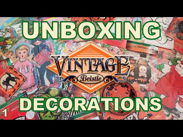 Giant Holiday Surprise Unboxing - Paper Decoration Die Cuts Collection Part 1