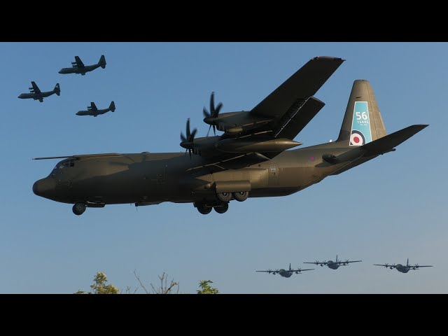 C-130 Hercules on their Farewell Tour with the RAF 🇬🇧 ✈️