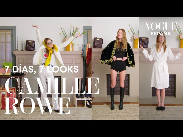 Una semana de estilo francés con Camille Rowe | 7 días, 7 looks | Vogue España