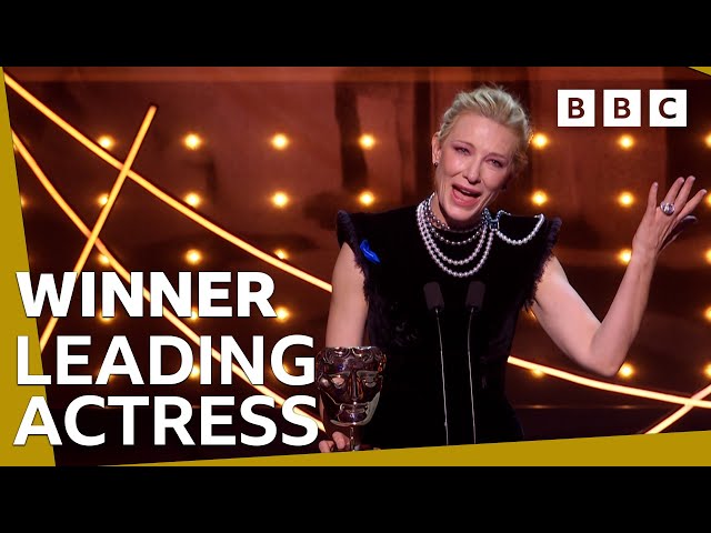 Cate Blanchett gives SUCH an emotional Leading Actress speech 😭 | BAFTA Film 2023