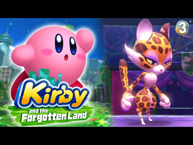 FENDING OFF CLAWROLINE IN THIS CHAOTIC CARNIVAL!!! Kirby and the Forgotten Land Walkthrough Part 3