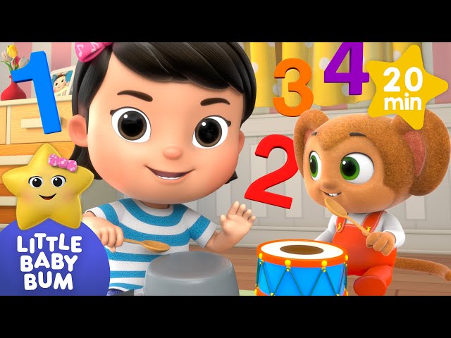 Baby Play Song! Tap the Drum | Little Baby Bum Nursery Rhymes - Baby Song Mix | Play Time!