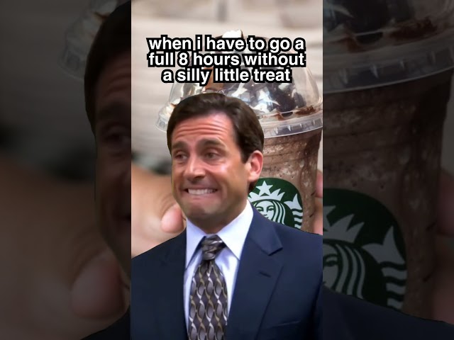 you wanna go get starbucks? right now?? | The Office US | Comedy Bites #shorts