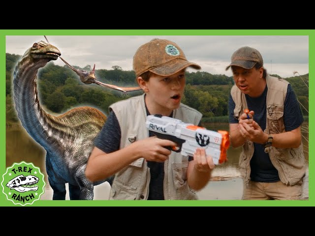 Mystery Dinosaur Scavenger Hunt! | T-Rex Ranch Dinosaur Videos