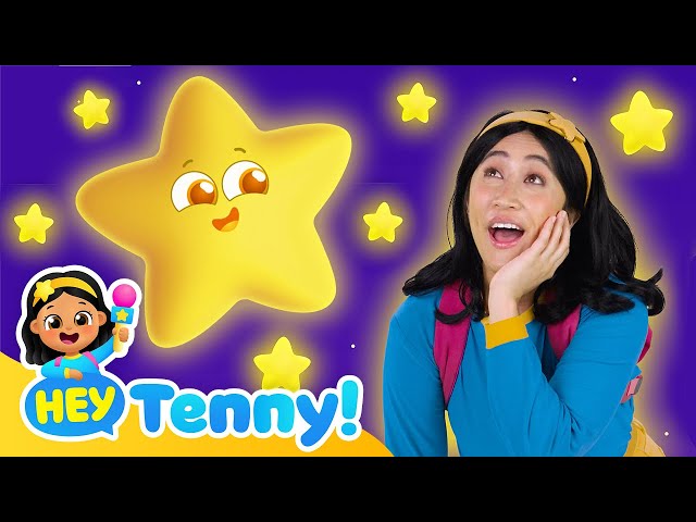 Twinkle Twinkle Little Star | Lullaby | Nursery Rhymes | Educational Video for Kids | Hey Tenny!