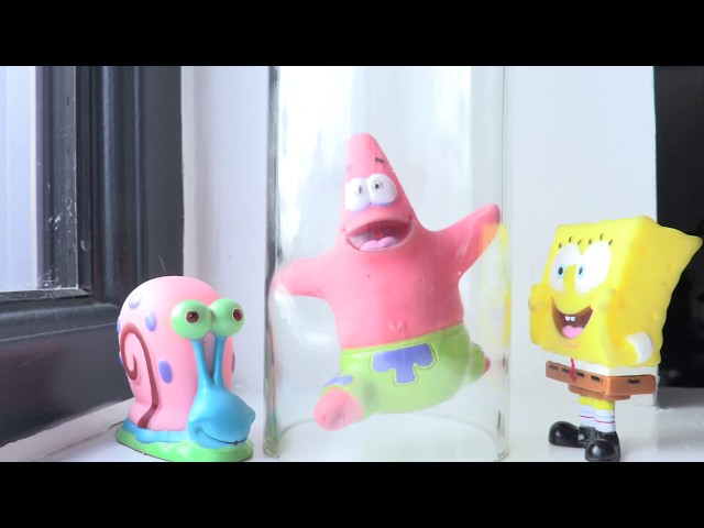 Patrick is trapped in a Glass Bottle!!!