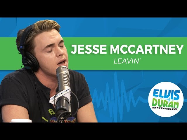 Jesse McCartney - "Leavin" Acoustic | Elvis Duran LIve