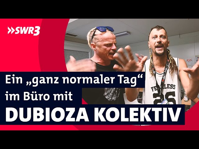 Dubioza Kolektiv performen "No Escape (from Balkan)" im SWR3 Produktionscontainer