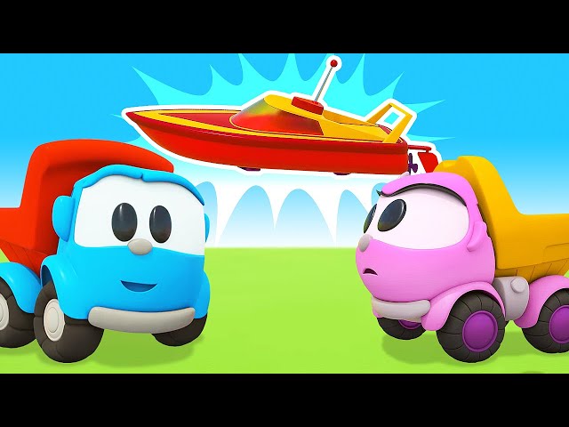 Lea the Truck & trucks for kids repair toy boats - NEW cartoons for kids & animation for toddlers
