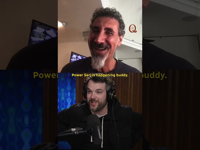Serj Tankian and Tom Power laugh about starting their band, 'Power Serj' #podcast #music #interview
