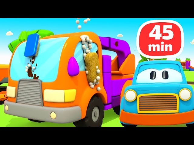 Car cartoons & Car games for kids. Clever cars cartoons full episodes & Learning videos.