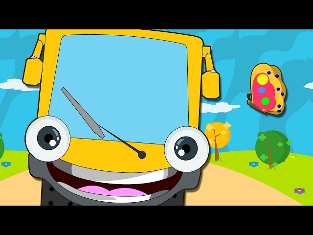 Wheels On The Bus Song | HooplaKidz Nursery Rhymes & Kids Songs