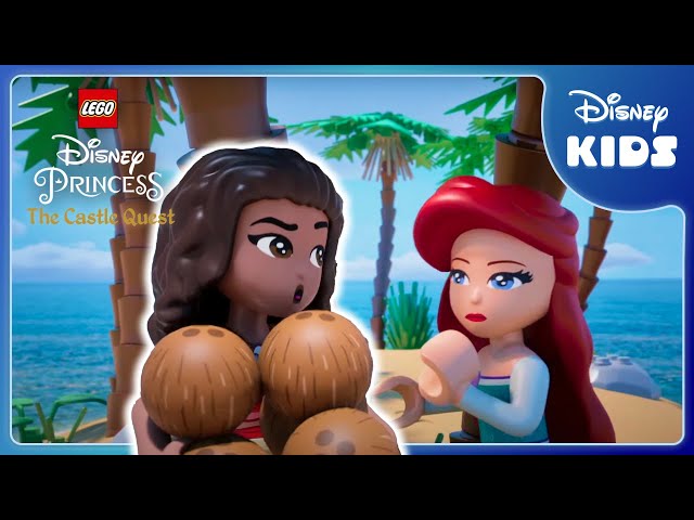 Moana and Ariel Are Called To The Ocean 🌊 | LEGO Disney Princess: The Castle Quest | Disney Kids